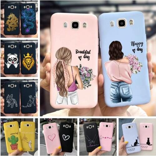 Soft Case FOR Samsung Galaxy J7 2016 Case J710 J710F New Fashion Pattern Silicon Cover FOR Samsung J7 2016 J710H Phone Case Capa