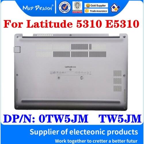 New original Laptop Access Panel Door Cover Bottom Cover Base Lid Back Silver D shell For Dell Latitude 5310 E5310 0TW5JM TW5JM