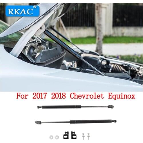 For 2017 2018 Chevrolet Equinox Front Hood Engine Supporting Hydraulic rod Lift Strut Spring Shock Bars Bracket Car Styling