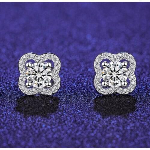 Earrings for women jewelry women stud Moissanite earring silver 925 sterling silver luxury jewelry sets dangle earrings korean