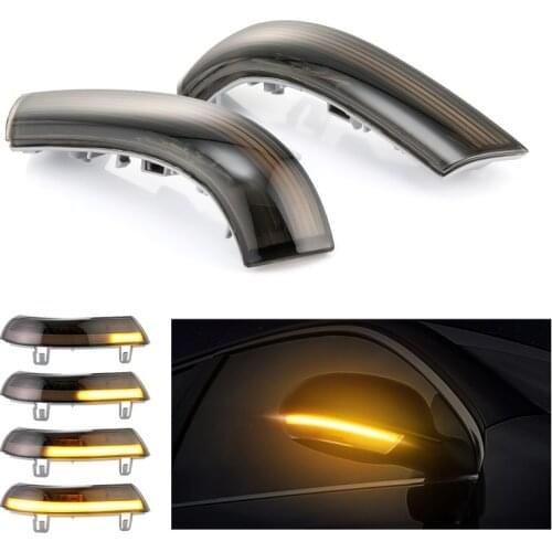 2x Dynamic LED Turn Signal Light Side Mirror Indicator Blinker For VW Passat B6 GOLF 5 Jetta MK5 Passat B5.5 GTI V Sharan Superb