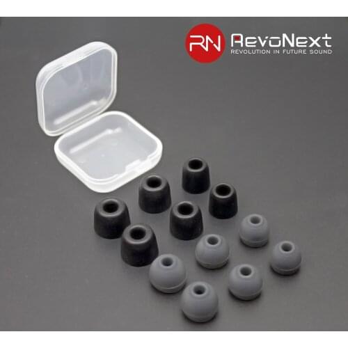 Memory Foam Eartips(S,M,L) + Silicone Eartips(S,M,L),total 6 pairs