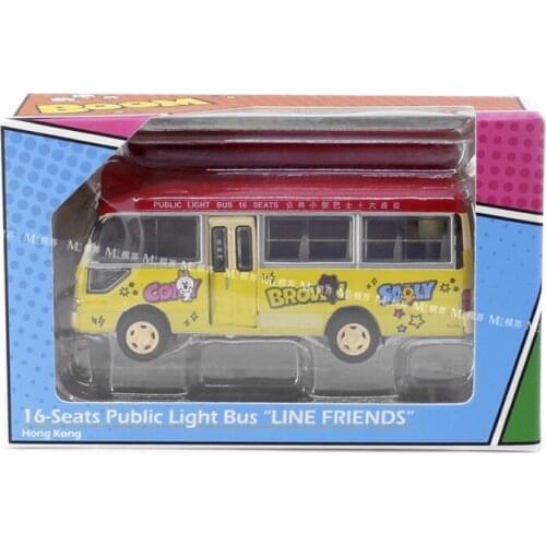 1:76 TOYOTA COASTER BUS Alloy model car Metal toys for childen kids diecast gift