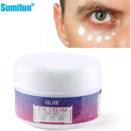 2pcs Eye Cream For Men Reduce Dark Circles Anti-wrinkle Relief Puffiness Fine Lines Wrinkles Removes Firming Eye Care Ointment
