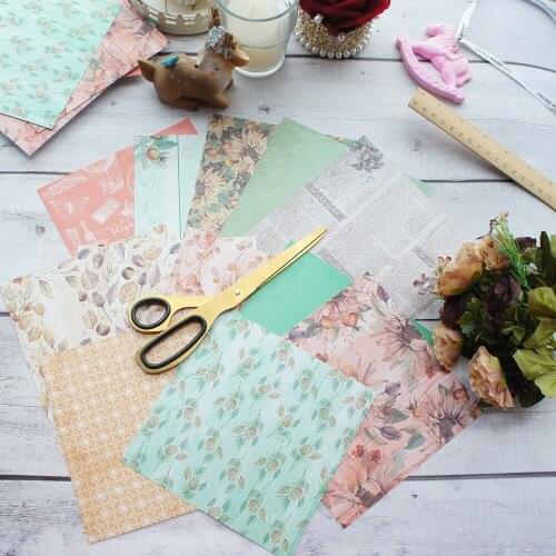 24 Sheets DIY 12 Style 15.2*15.2cm Afternoon Garden Theme Craft Paper Scrapbooking Creative Paper DIY Gift Use