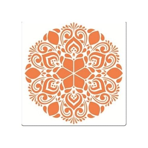 30 * 30 cm large round flower mandala diy stencil painting scrapbook coloring engraving album decoration template stencil