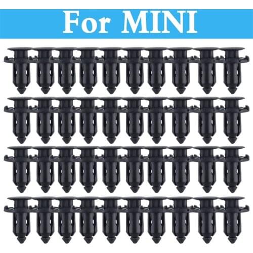 9mm Hole Car Parts Panel Trim Clips Plastic Rivet Fastener For Mini Coupe Hatch Paceman Roadster Clubman Cabrio Countryman