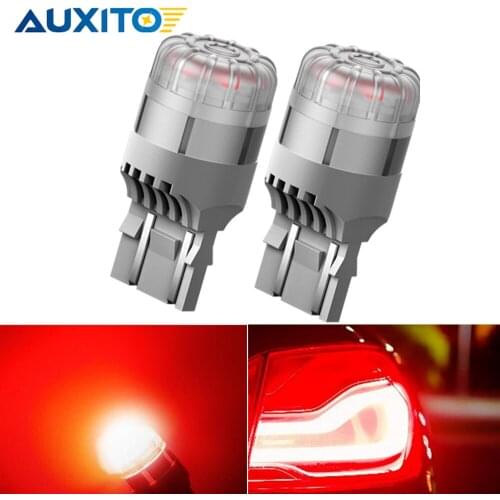 AUXITO 2x 1400LM Auto Brake Lights 7443 7440 W21/5W W21W T20 Car Parking Lamp For Volkswagen Golf 4 5 6 7 VW Passat B6 B7 B8 CC