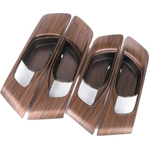 ABS Car Accessories Inner Door Handle Cover Catch Bowl Trim Insert Bezel Frame Garnish for Honda CRV CR-V 2017-2019