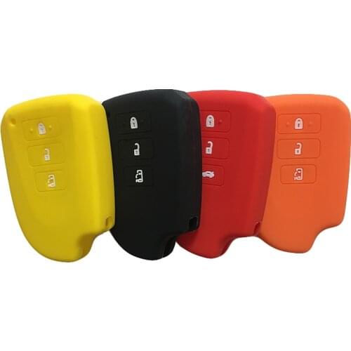 Case Spade Protect Shell Key Cover Silicone Rubber for Toyota Highlander Smart Sienta MPV Spade Hiace 200 Series Key Cover Fob