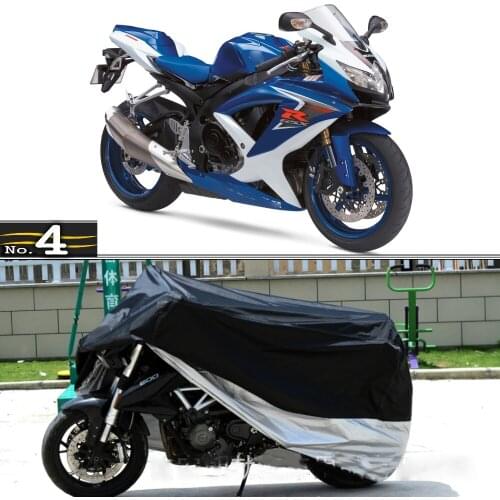 MotorCycle Cover For Suzuki GSX-R600 WaterProof UV Sun Dust / Rain Protector Cover Made of Polyester Taffeta