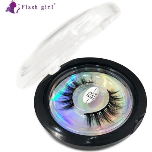 Flash girl FG 012 1pair 3D Mink long and wispy false Eyelashes