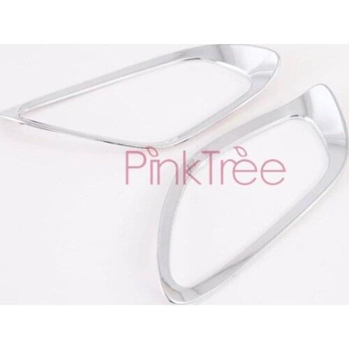 Chrome Rear Fog Light Lamp Cover For KIA SELTOS 2019 2020 Car Accessories