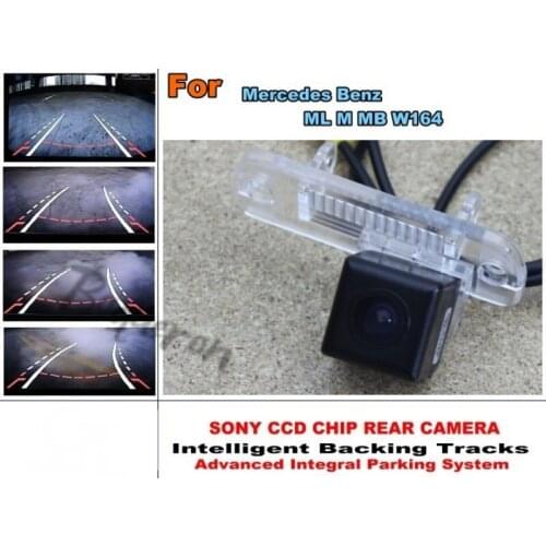 Intelligent Car Parking Camera / For Mercedes Benz ML M MB W164 with Tracks Module Rear Camera CCD Night Vision