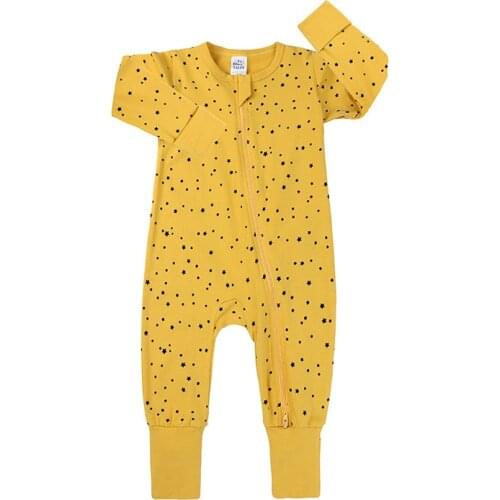 Kids Tales Brand 2020 New Style Baby Jumpsuit Boy Girl Sleepwear Long Sleeve Baby Costume Infant Clothes Cotton Zipper