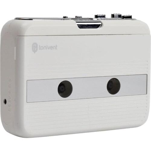 Mini Cassette Player Tape Record FM Radio with 3.5mm Headphone Jack Volume Control