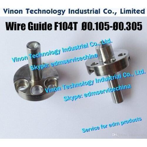 Ø0.155mm A290-8032-X764 edm Wire Guide F104(T) Lower for Fanuc T,V,W machines F104T/15 Lower guide d=0.155mm A2908032X764