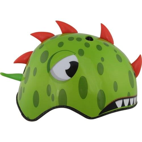 Cute Cartoon Dinosaur Shape Bike Helmets Breathable Sport Helmet Child Cycling Childrens Bike Helmets Toddler