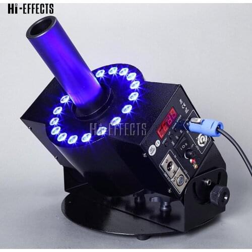 18x3W RGB LED CO2 Jet Smoke Machine Spray 8-10 Meters Electric Control Stage Effect for Nightclub Show