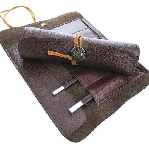 Knives Roll Up Bag Wrap Storage Holder Organizer Pocket Knife Pouch Carrier