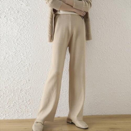 Womens Straight Leg Pants Wide Leg High Waist Sweatpants Korean Street Casual Loose Elasticity Waist Circumference Casual Pants