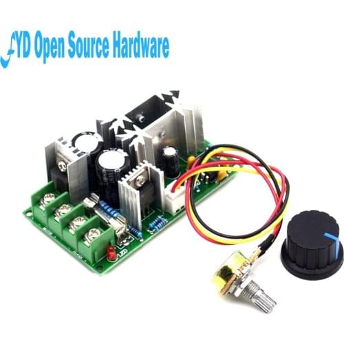 1pcs IC module DC motor speed governor 12V 24V 36V 48V large power drive module PWM controller 20A F7A3