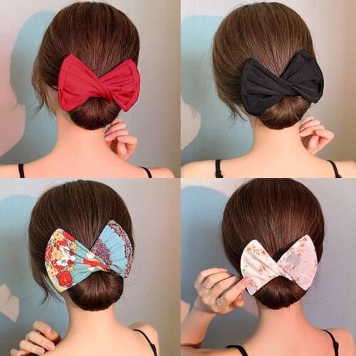 1pc Newest Deft Bun For Women Hair Clip Headband Twist Hair Claws Vintage Fashion bun Hair Styling Tools Buns Hair Accessories