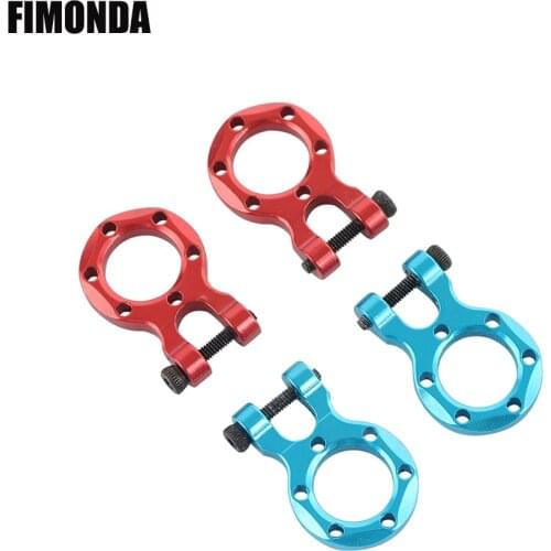 2pcs Metal Trailer Shackle Rescue Tow Hook for 1/10 RC Crawler Car Traxxas TRX4 Axial SCX10 90046 RC4WD D90 TF2 Tamiya CC01