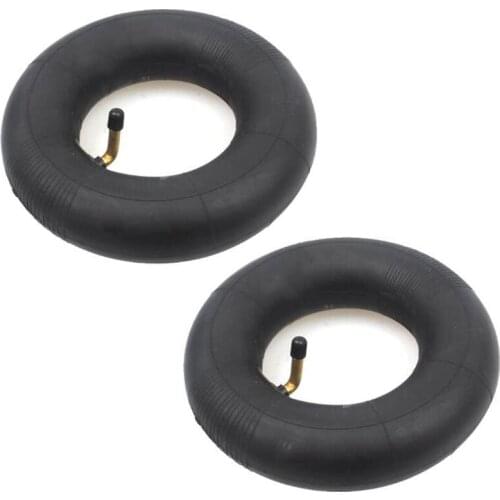 2 Pack 2.80/2.50-4 inch Inner Tube with TR87 Bent Valve Stem for Scooters, Lawn Mowers, Wheelbarrows, Hand Trucks