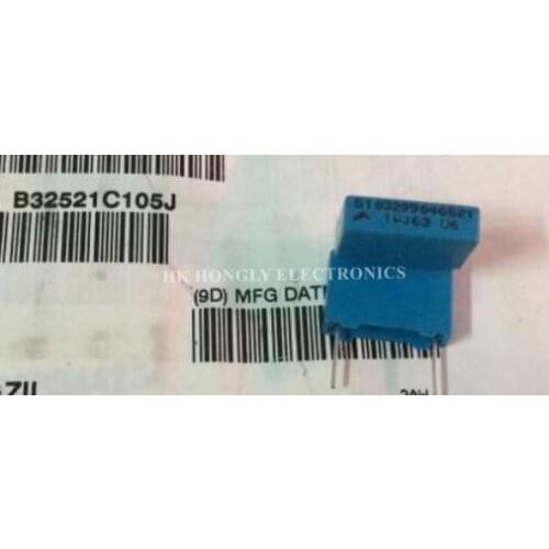 30PCS B32521 521 63V 1UF J 63V 1UJ63 P=10mm Met Film Capacitor