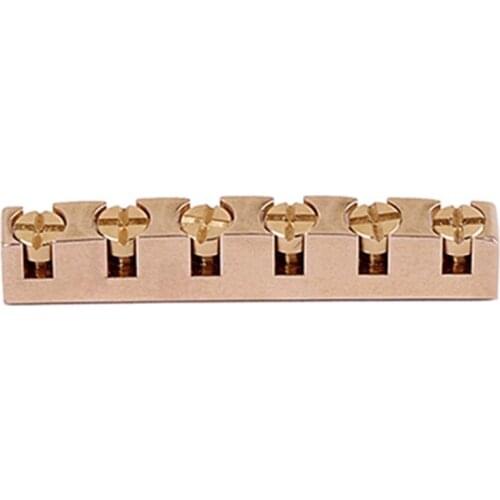 43mm Guitar Nut Height Adjustable Bell Brass Nuts Replacement for LP SG Style Guitar