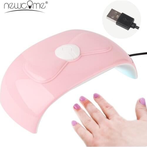 54W Nail Dryer For Nail 18 LED MINI USB Lamp For Manicure LCD Display Portable USB Cable Home Use Nail UV Gel Varnish Dryer