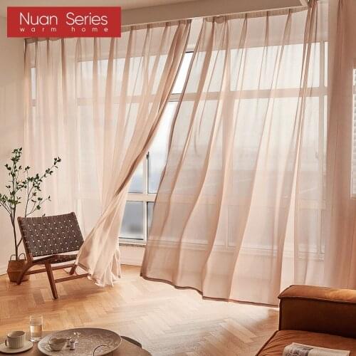 White Pink Curtains Solid White Tulle Modern Curtains For Living Room Transparent Tulle Curtains Window Sheer For The Bedroom