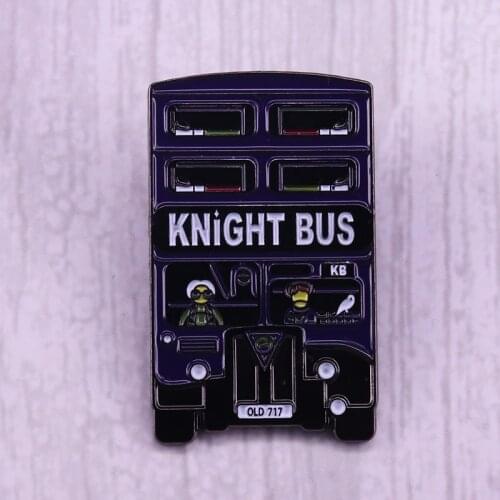 Knight bus brooch