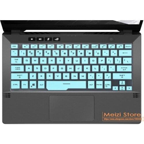 Keyboard Skin Cover for 14" ASUS ROG Zephyrus G14 Gaming Laptop ASUS ROG Zephyrus G14 GA401 GA401IH GA401II GA401IU GA401IV