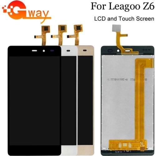 For 4.97" Leagoo Z6 LCD Display And Touch Screen Digitizer Assembly For Leagoo Z6 Phone Replacement With Free Tools