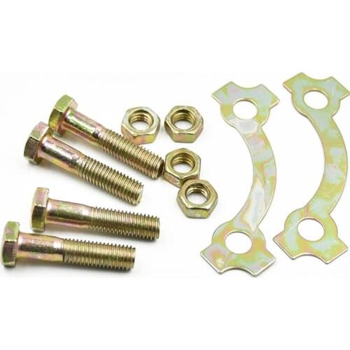 E0367 Motorcycle Rear Disc Sprocket Screw For JD100 Chain Wheel Sprocket Screw Locking Plate Gear Bolt Set