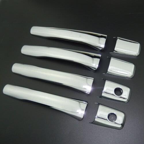 For Mitsubishi Lancer Evolution 7 / 8 / 9 2002-2007 ABS Chrome Side Door Handle Cover Car Styling 2003 2004 2005 2006