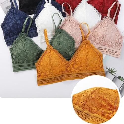 Hot Women Lace Bra and Panty Set Beautiful Breathable Bralette Lingerie Set For Women Girls TY66