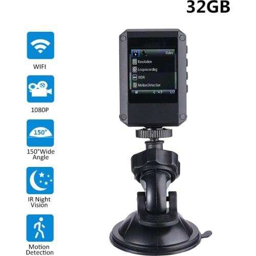 Body Worn Cam HD 1080P IR Night Vision MiNi car DVR Video Security Cam IR Night Vision Wearable Mini Camcorders police camera