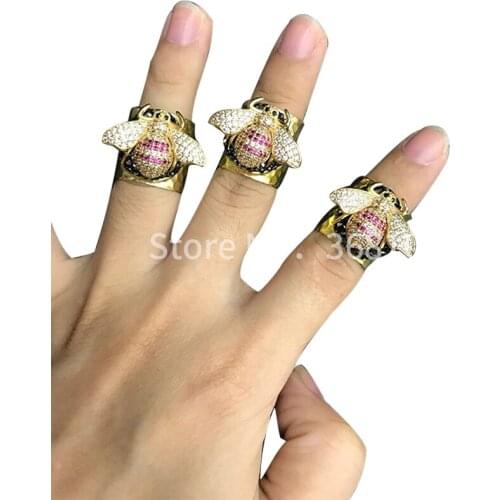 New products: insect micro ring for women, fashionable personality and simple jewelry ring