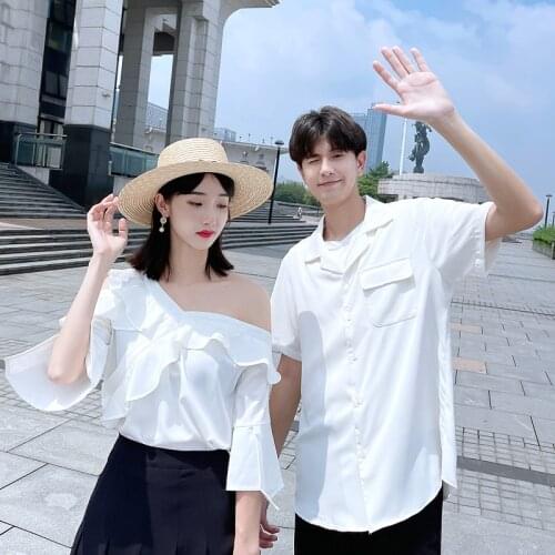 Couple outfit 2021 new small fresh suit couples clothes couples clothing