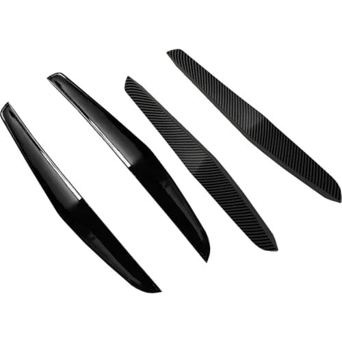 Front Bumper Lip Splitter Fin Air Knife Auto Body Kit Car Spoiler for Honda Civic FK8 Si Type-R 2019-2021