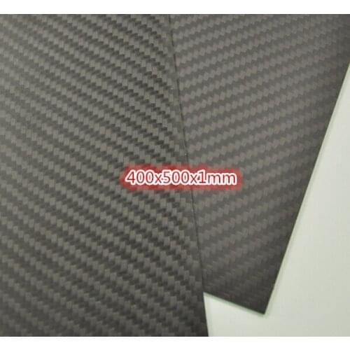 Carbon Fiber Plate Sheet Matte Surface 3K Plain Weave 400*500*1.6mm For RC Airplane Quadcopter Multirotor