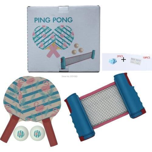Ping pong PSF004 Professional Table Tennis Sports Trainning Set Racket Blade Mesh Net Ping Pong Student Sports Equipment Simple