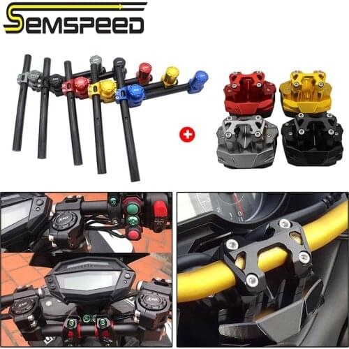SEMSPEED 28MM Motorcycle X-MAX300 Handle Bar Fixed Handlebar Block Clamp Stable Balance Bracket For YAMAHA XMAX 300 400 250 125