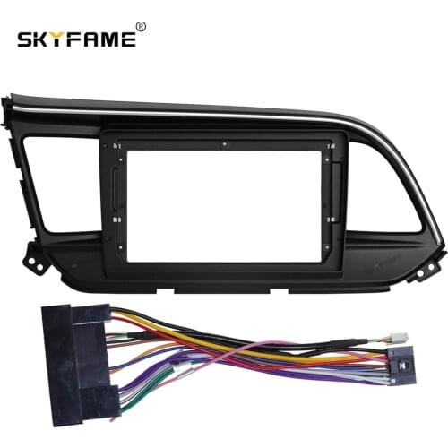 SKYFAME Car Fascia Frame Cable For HYUNDAI ELANTRA 2019 Screen Dask Kit Fascia Frame