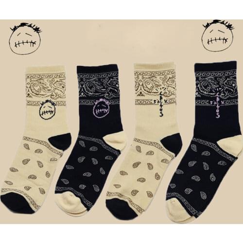 Fun Socks Men Sports Socks Set Letter Cotton Harajuku Basketball Hip Hop Skateboard Socks With Inscriptions