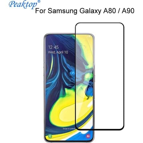 Tempered Glass For Samsung Galaxy A80 A90 Full Cover 0.26mm Screen Protective Tempered Glass For Samsung Galaxy A80 A90