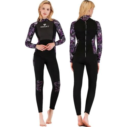 Women 3mm Neoprene Windsurf Wetsuit Kitesurf Windsurf Windsurf Surf Scuba Wet Underwater Fishing Spearfishing Suit Scuba Diving